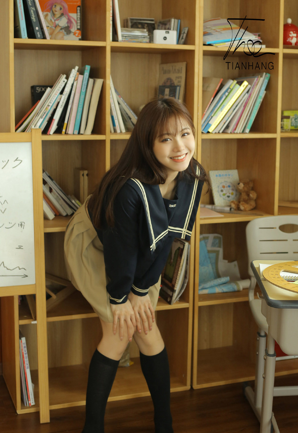 可爱美少女校花生活照写真