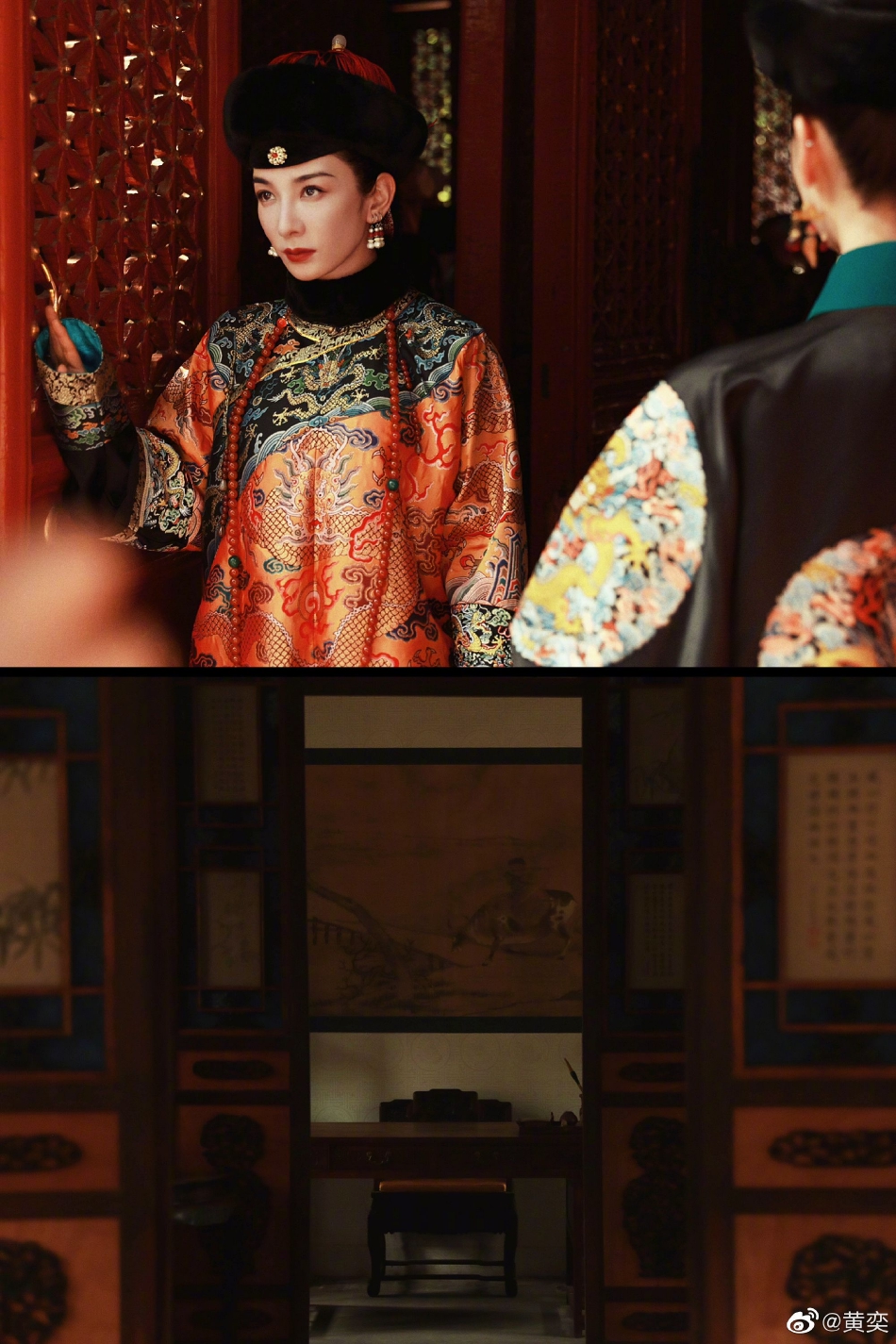 组图:跟我一起梦回清宫!黄奕晒大贵妃娜木钟清宫扮相写真