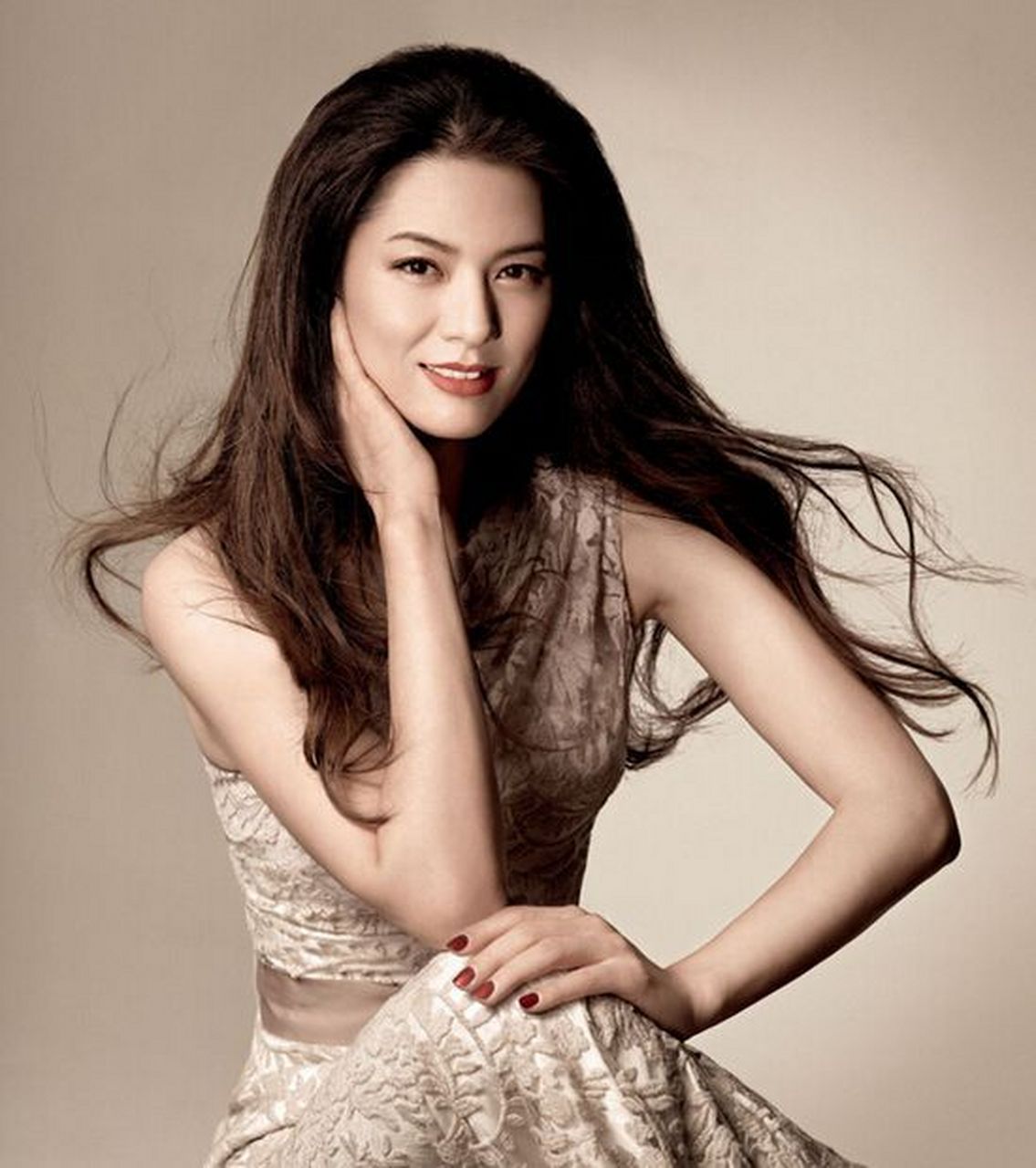 著名模特马艳丽