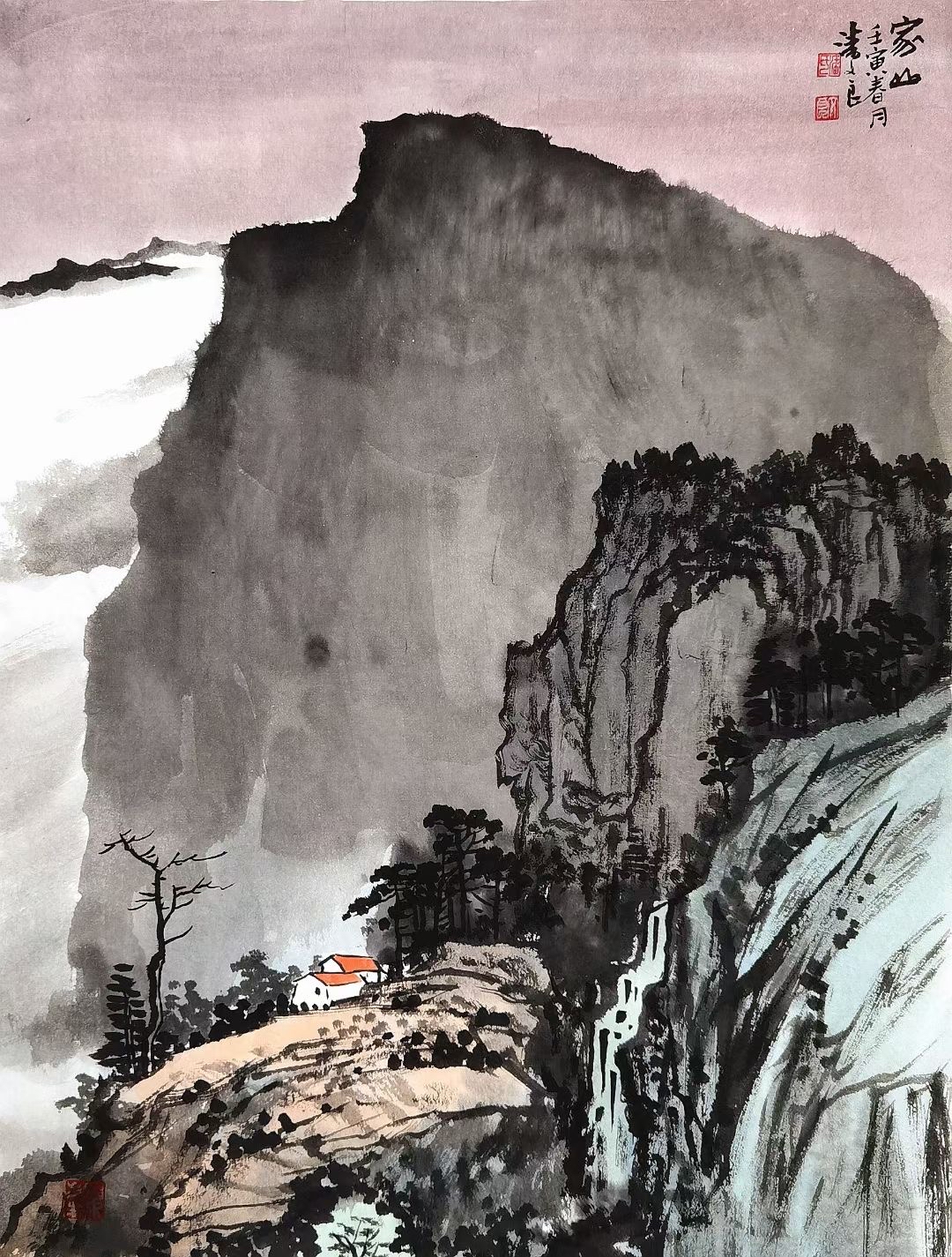 画坛才子潘文良山水画,人物画,工笔花鸟画作品集选萃