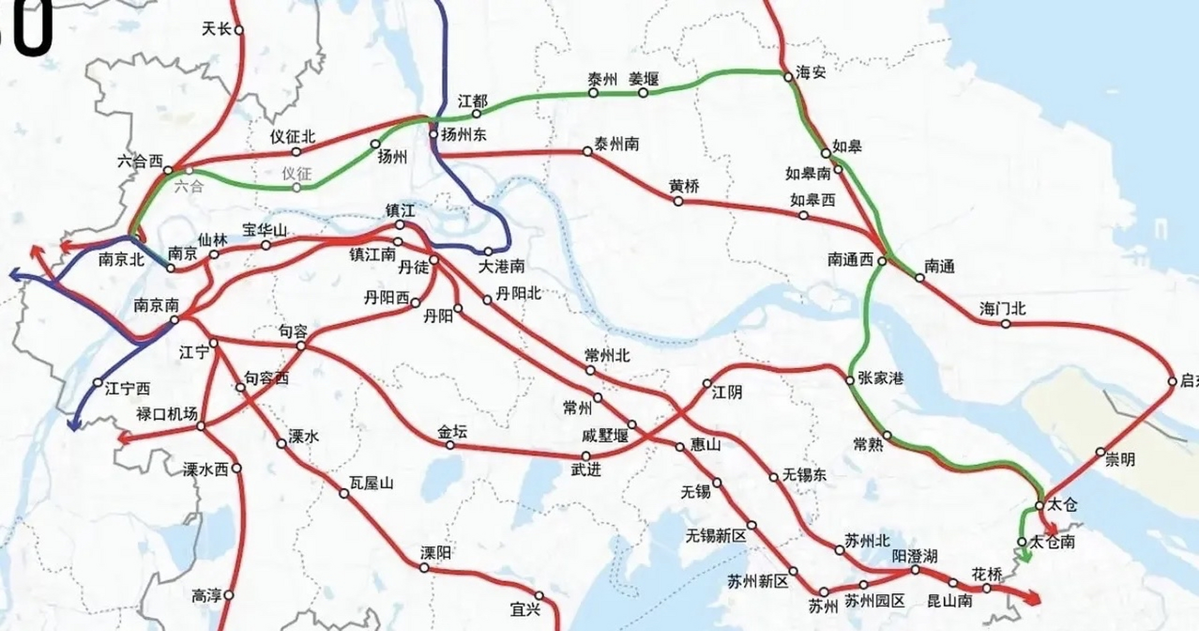 江苏高铁线路图高清版图片