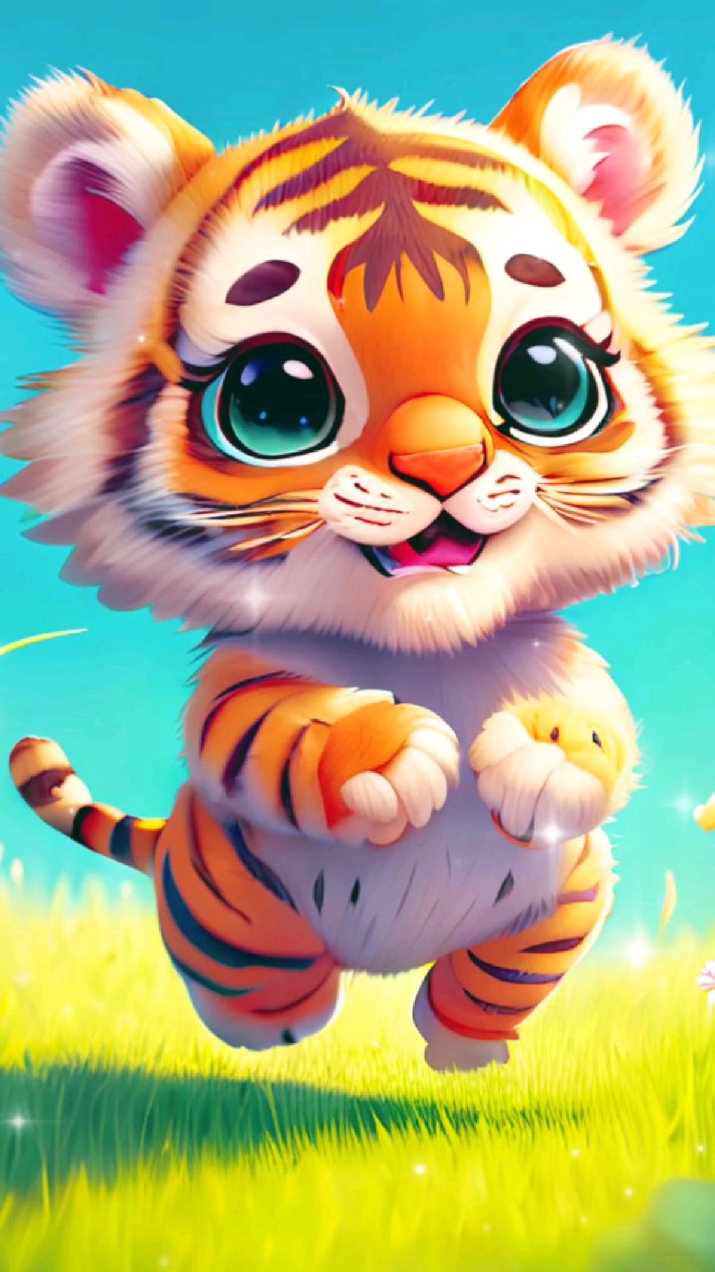 生肖虎小可爱,小萌虎!