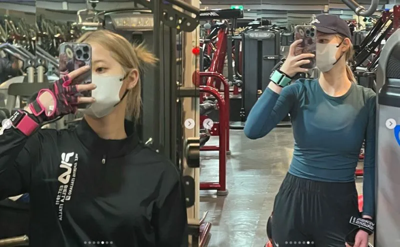 欧阳娜娜健身穿这样!真实身材看光