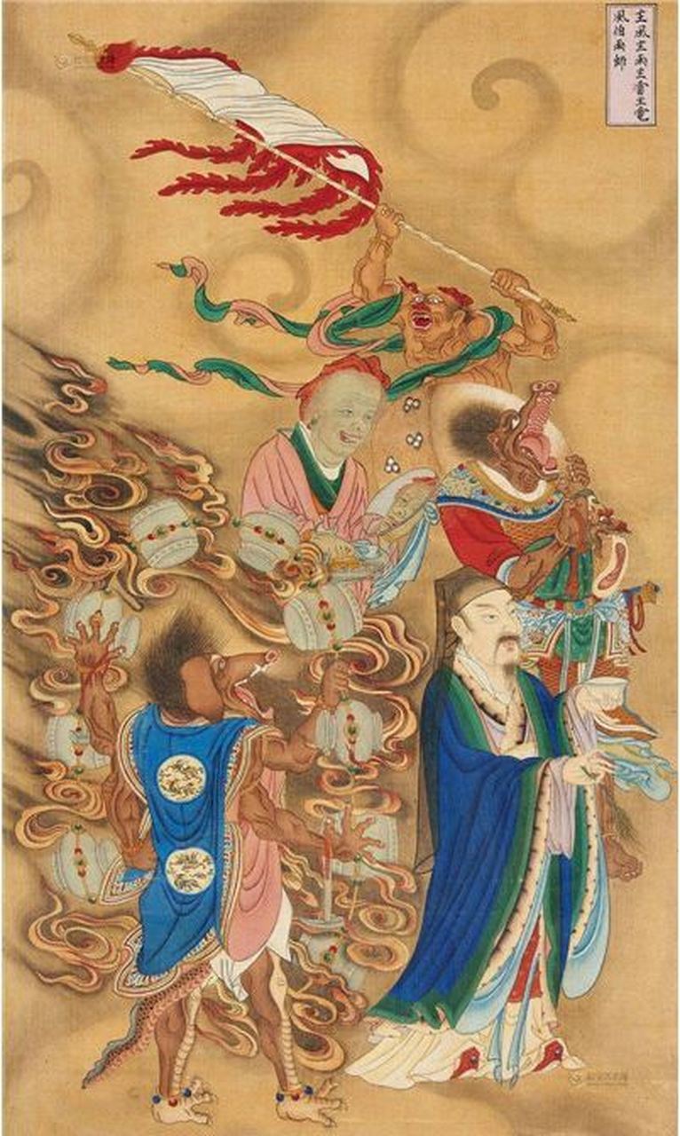 民俗文化 / 风伯,就是风神,亦称风师,飞廉,箕伯等.