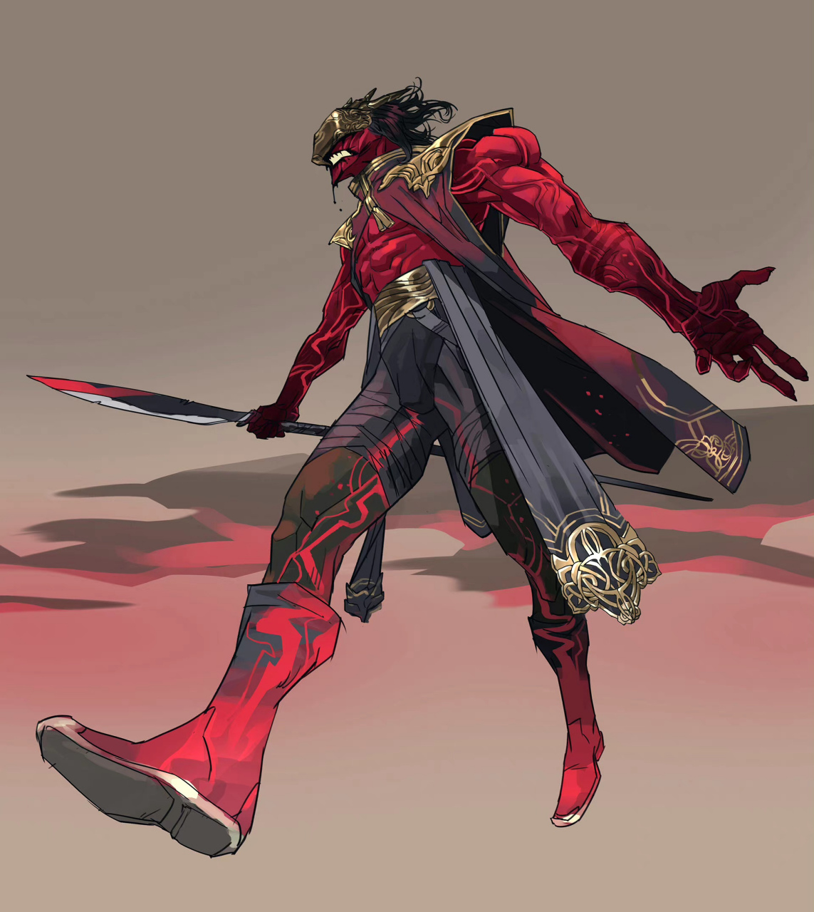 赛博战士,画师mehran iranloo科幻作品欣赏. #插画# #动漫# #动漫