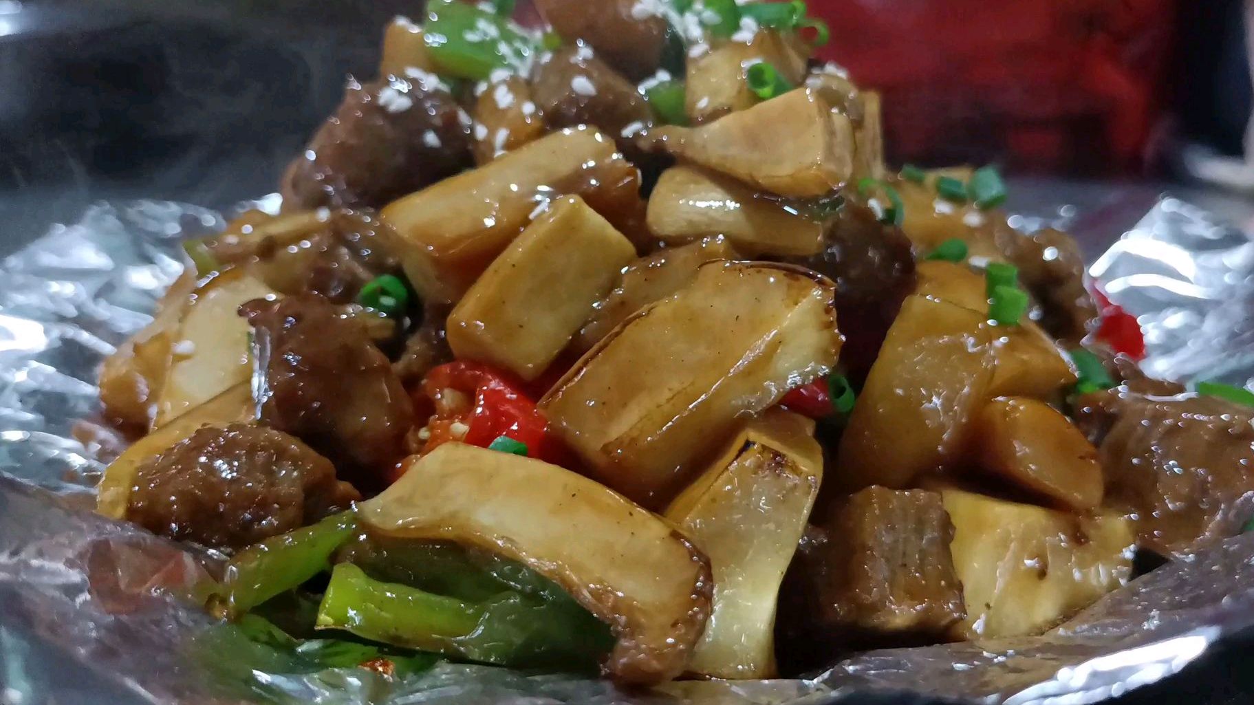 粤式经典小炒杏鲍菇炒牛肉粒,掌握这两点,比大厨炒的还好吃!