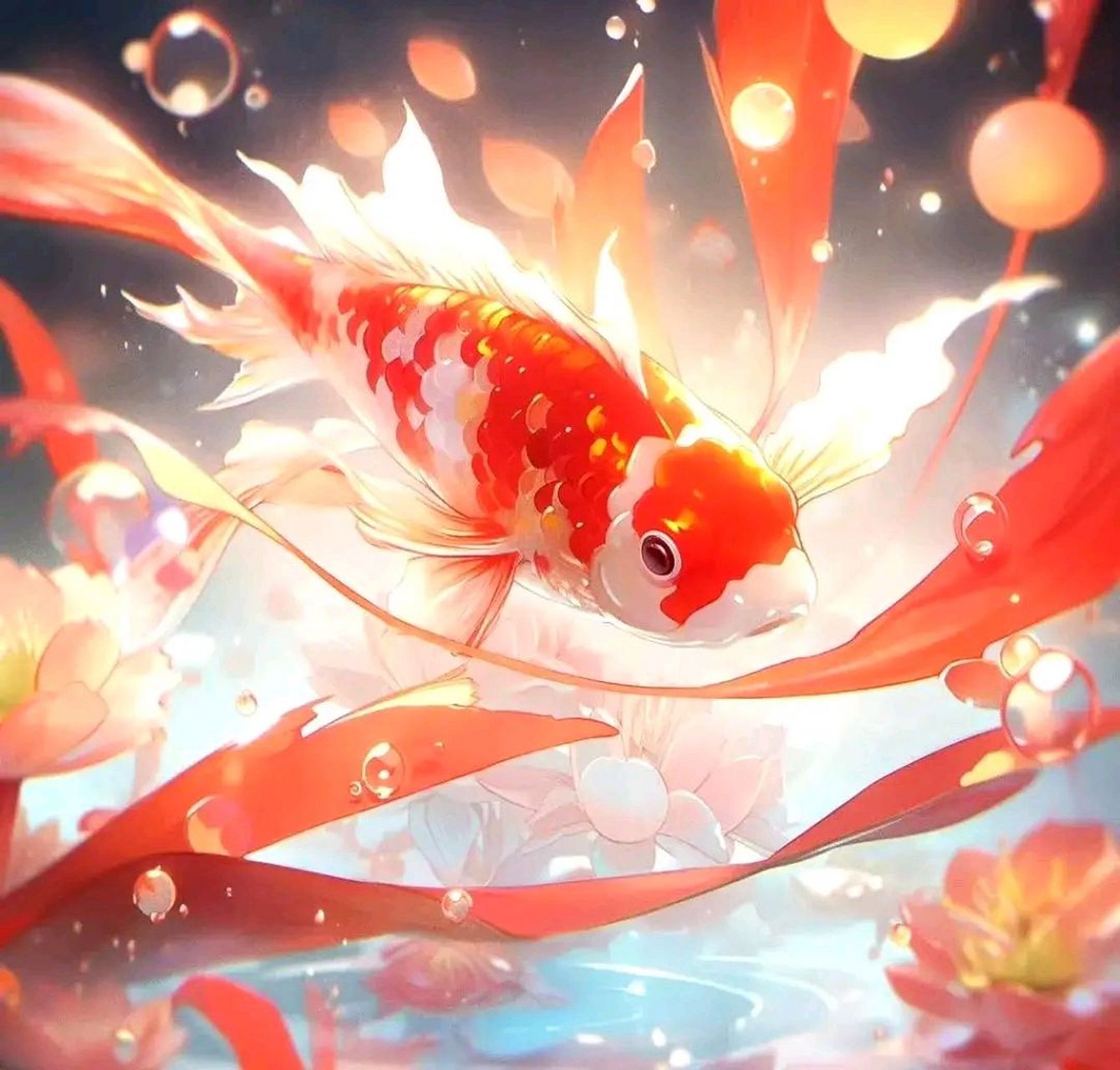 转运好兆头 可做头像 锦鲤送吉祥, 祝你万事如意发大财, 平安又健 ..