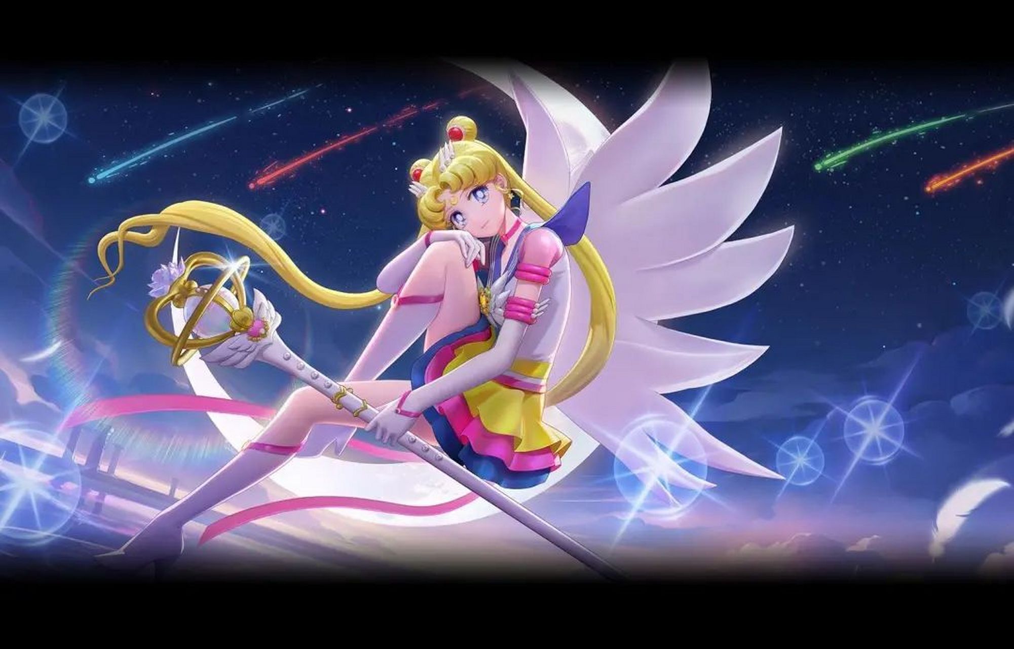 狄仁杰的夜礼服假面新皮肤和王昭君的美少女战士新皮肤,都是王者荣耀