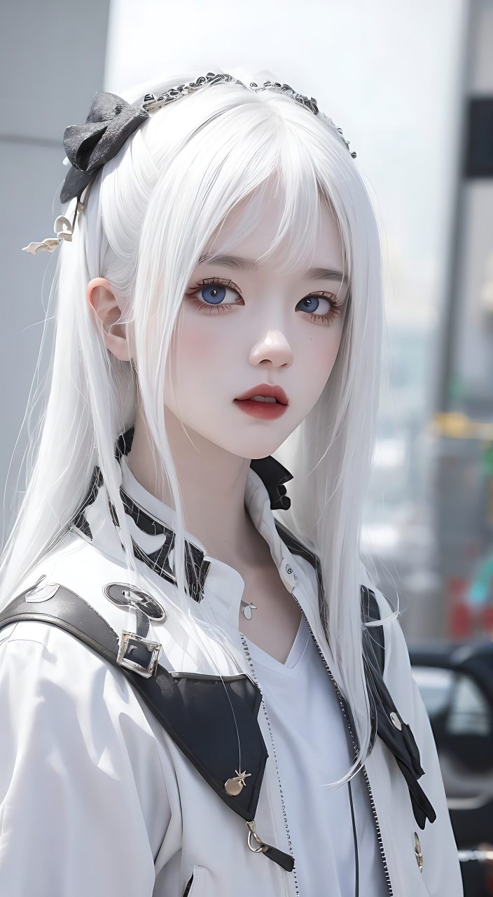 白发换青丝,容颜不改,风华绝代#ai共创计划# #ai绘画# #美女