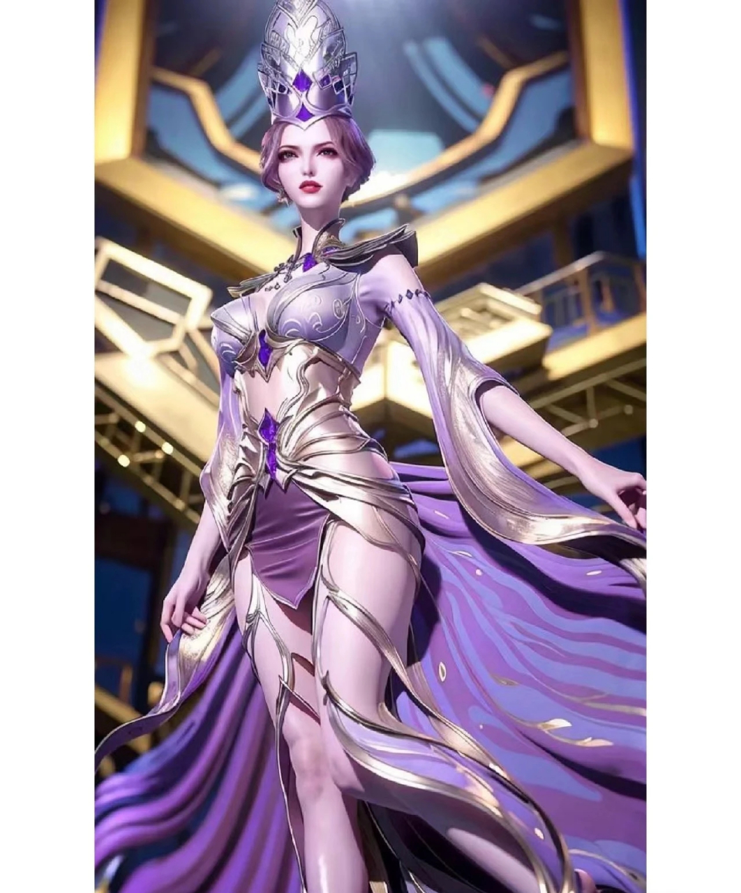 美图分享#比比东~~油光满面