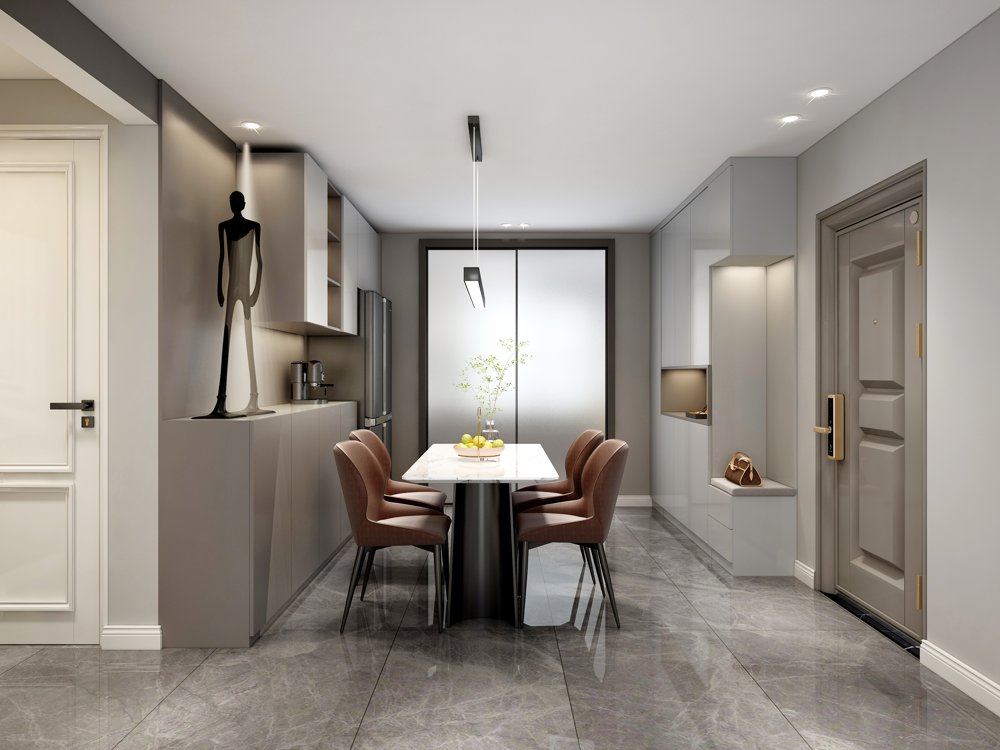 120平现代风婚房装修,效果太惊艳