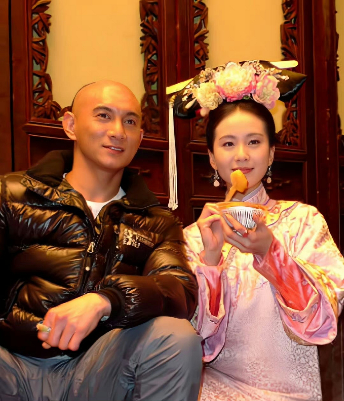 刘诗诗吴奇隆拍步步惊心的幕后花絮,满满的回忆啊!