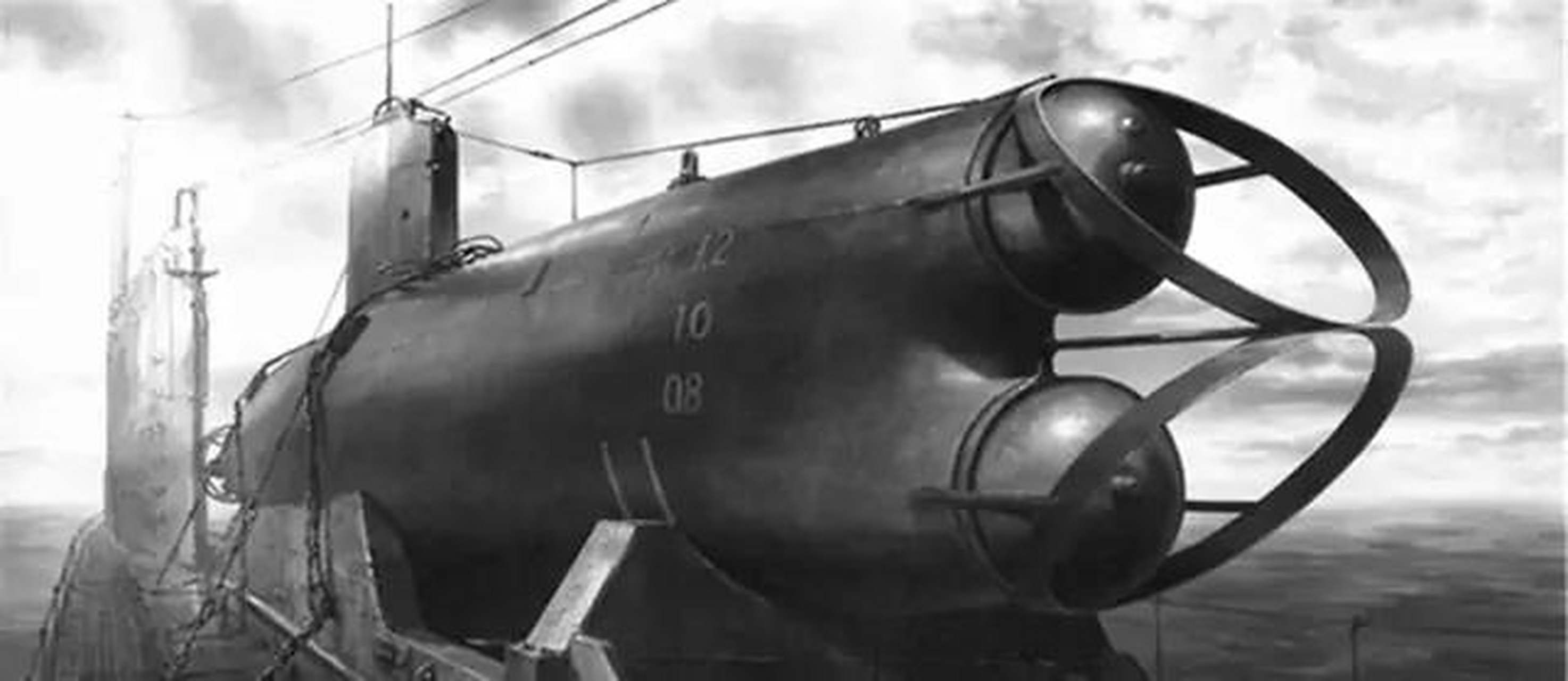 二战期间,被日本海军广泛使用的"甲标的"袖珍潜艇,其主要用于水下特攻