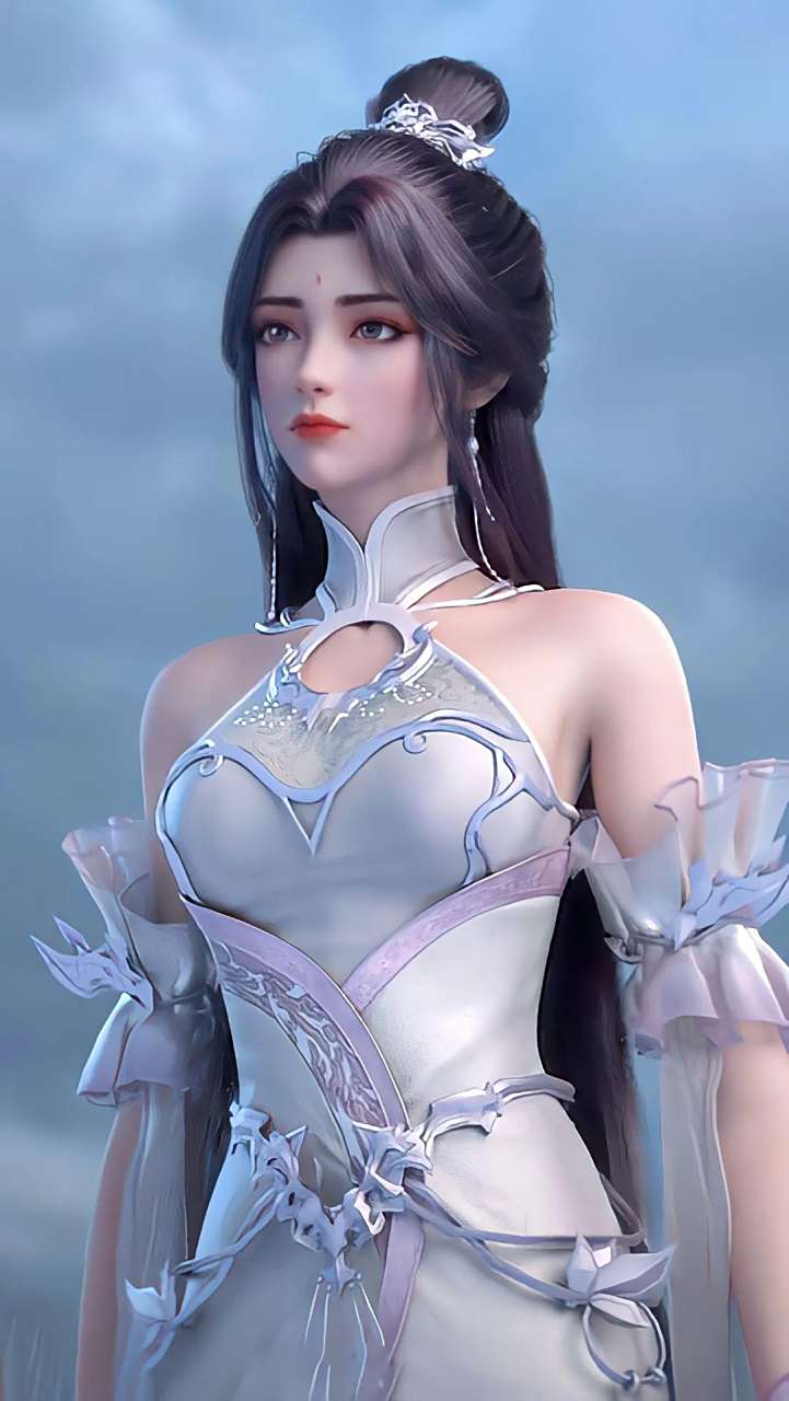 月婵仙子#国漫女神# #完美世界# #壁纸