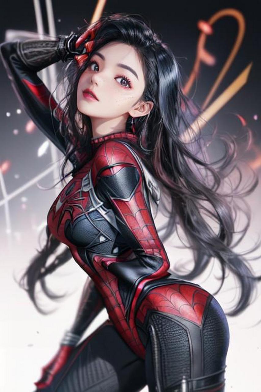 ai美女(女蜘蛛侠)#ai共创计划# #美女