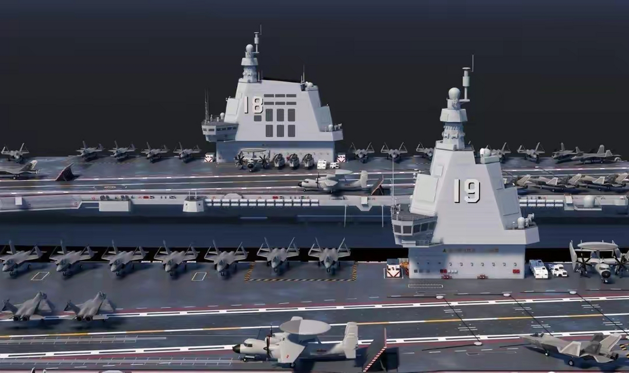 大国重器|中国004航母已开|核动力|电磁弹射|电磁阻拦|领先美福特级