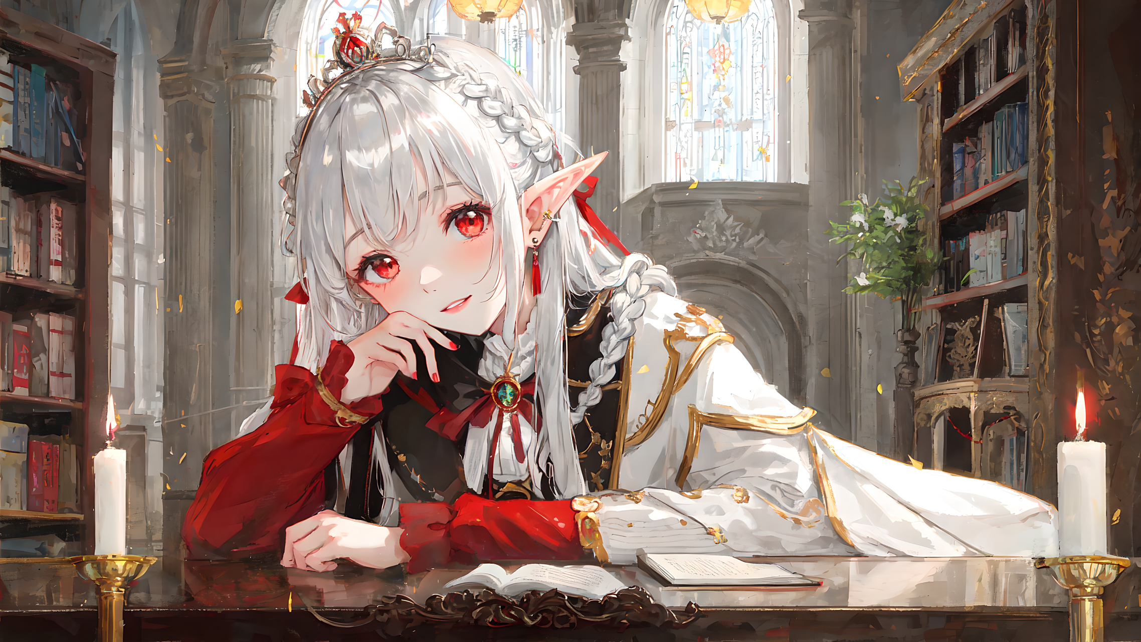 二次元# 绝美的精灵少女[awsl]