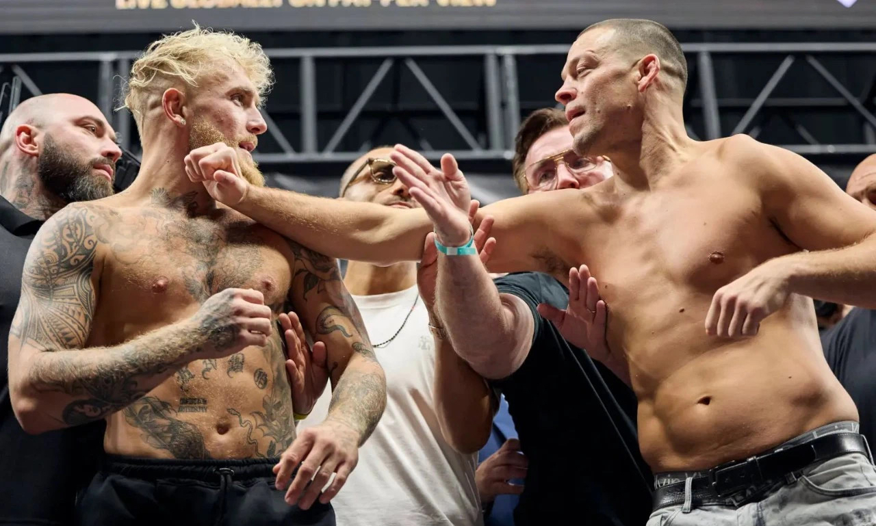 杰克·保罗vs内特·迪亚兹!赛前称重图集