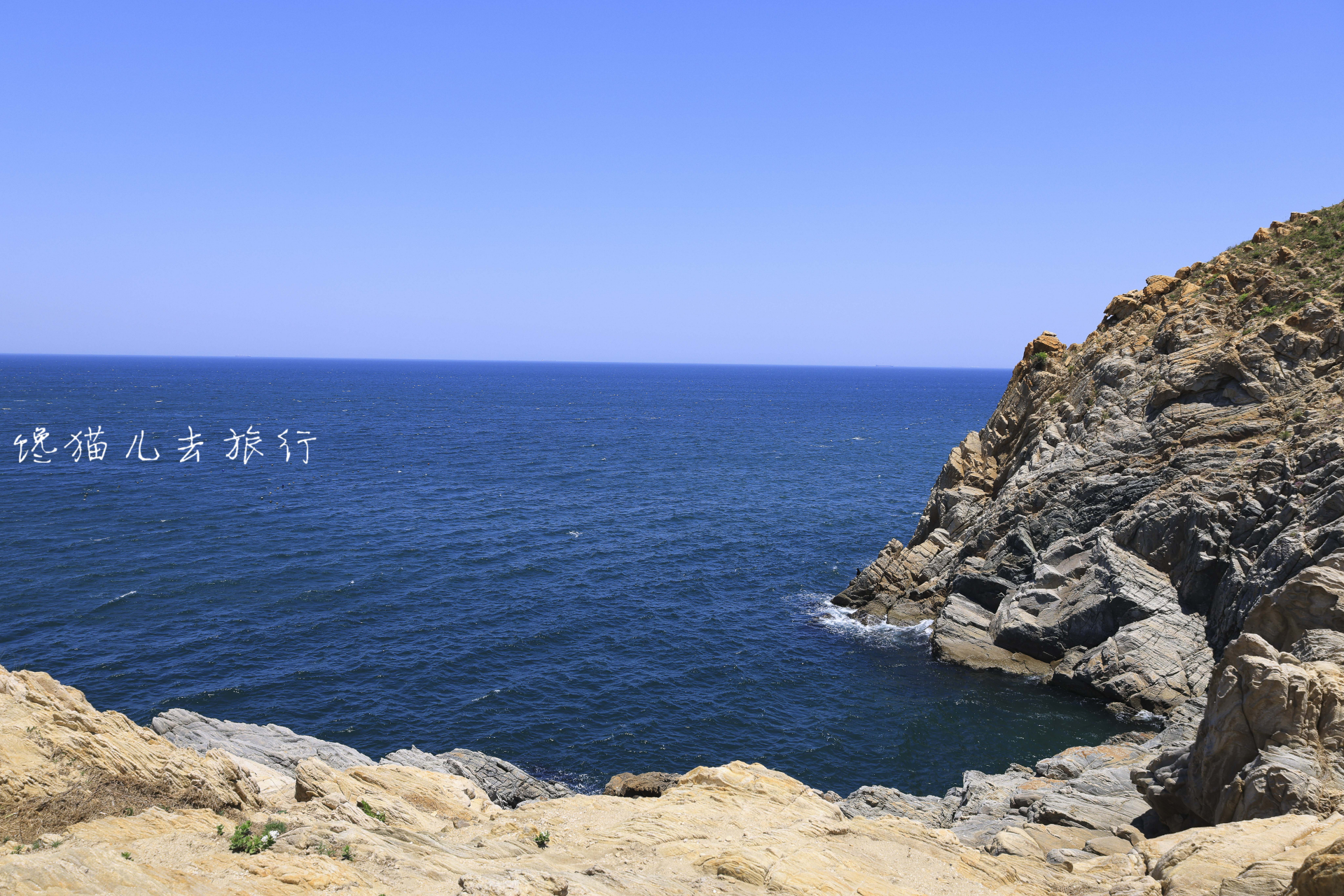 威海环海路上的猫头山观景台,一定是这个夏天最火的地方,5月份去的