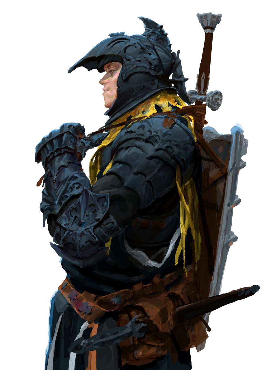 盔甲战士,画师hyunjoong奇幻作品欣赏.#动漫# #插画# #奇幻