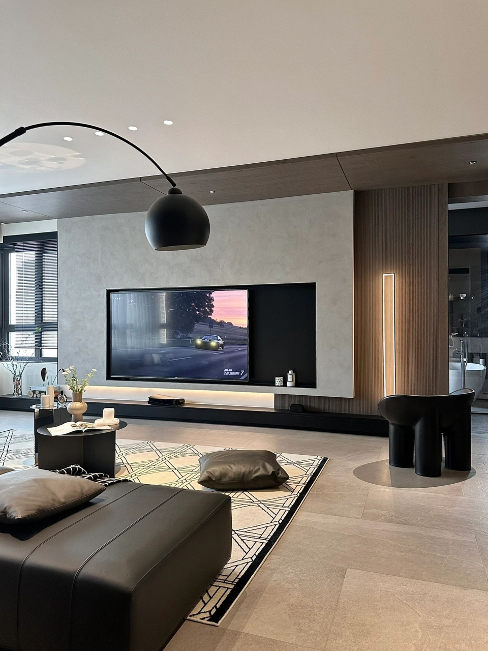 意式极简|换了新地毯的客厅 真的太美了!