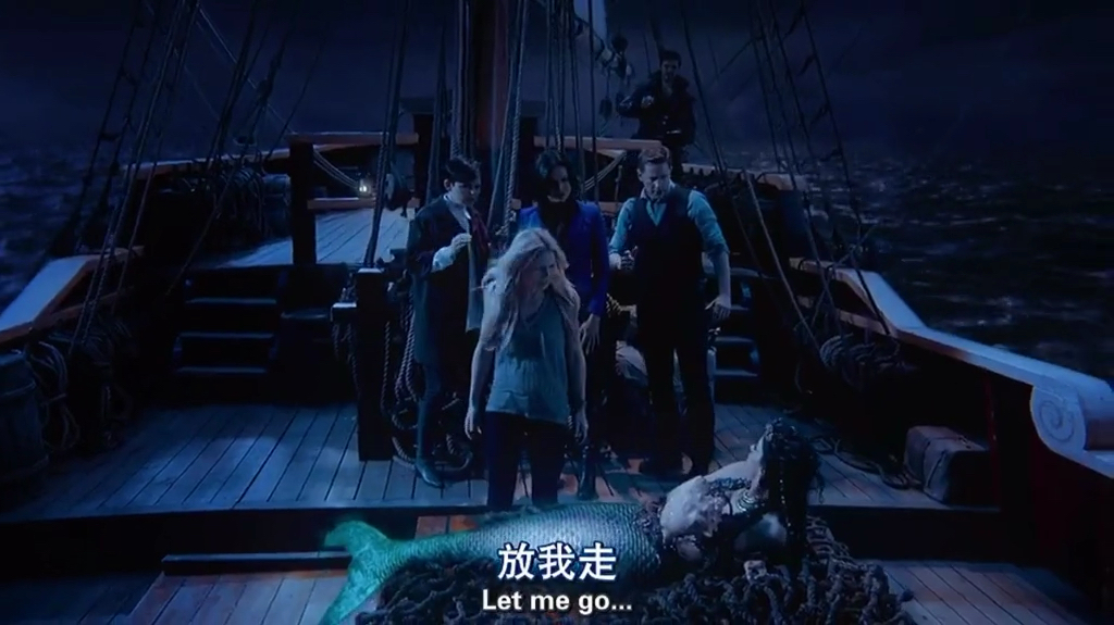 钓鱼我见过,但是钓美人鱼的我第一次见