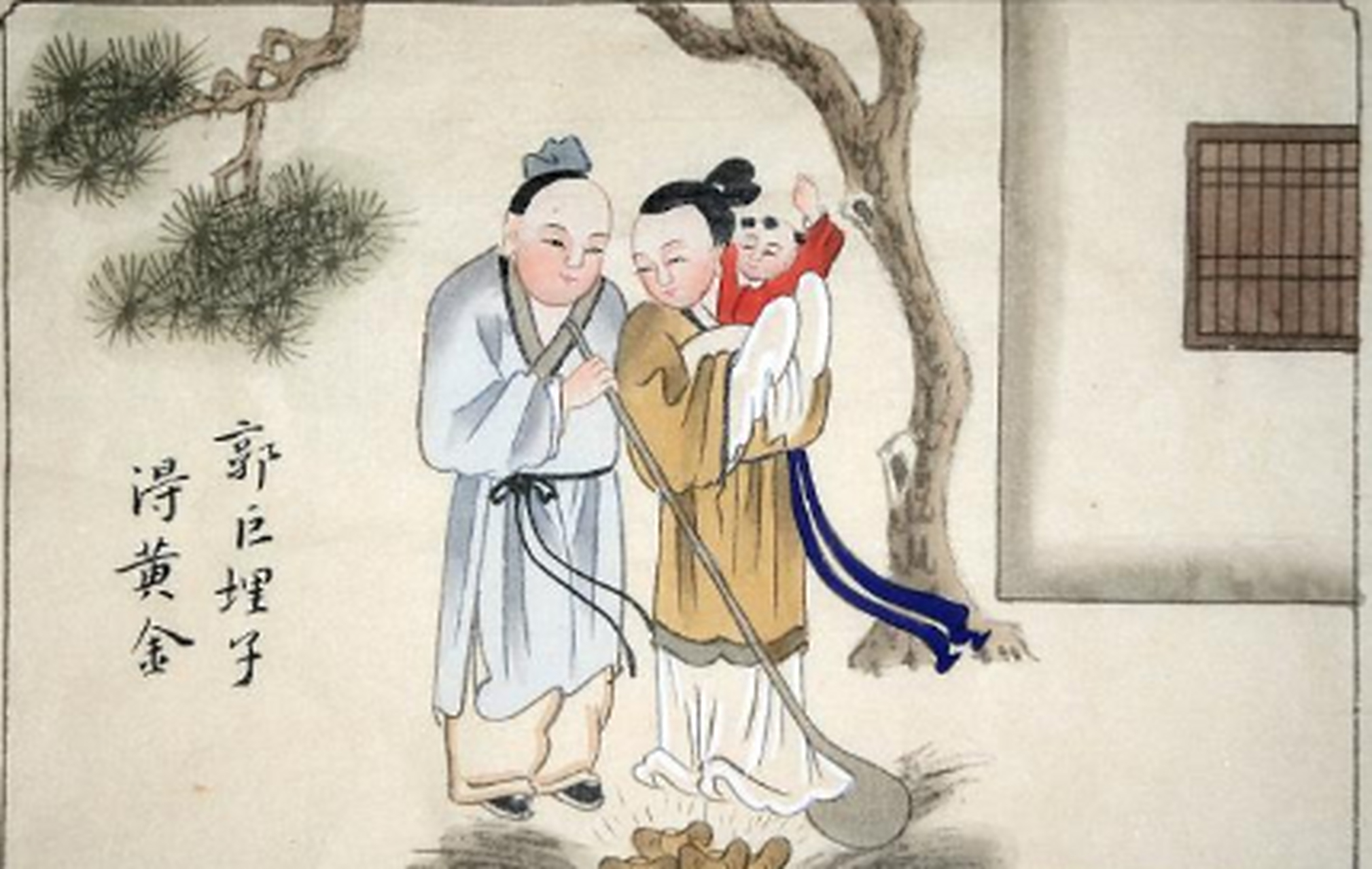 鲁迅为什么对二十四孝图中的"郭巨埋儿"这么反感:  郭巨埋儿讲的是