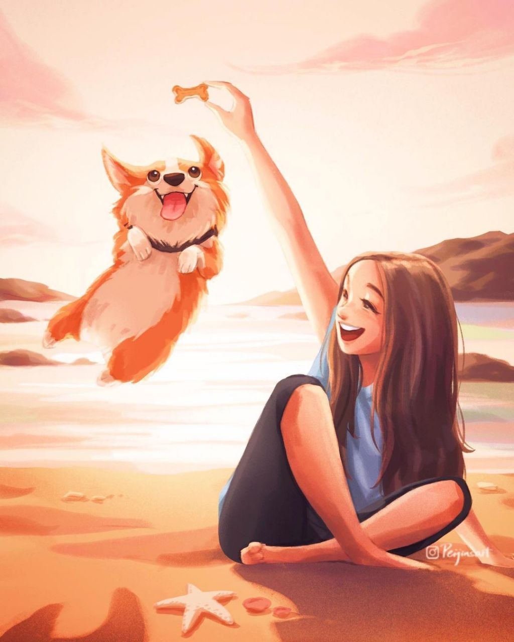 画师:peijin yang 676767 #绘画欣赏