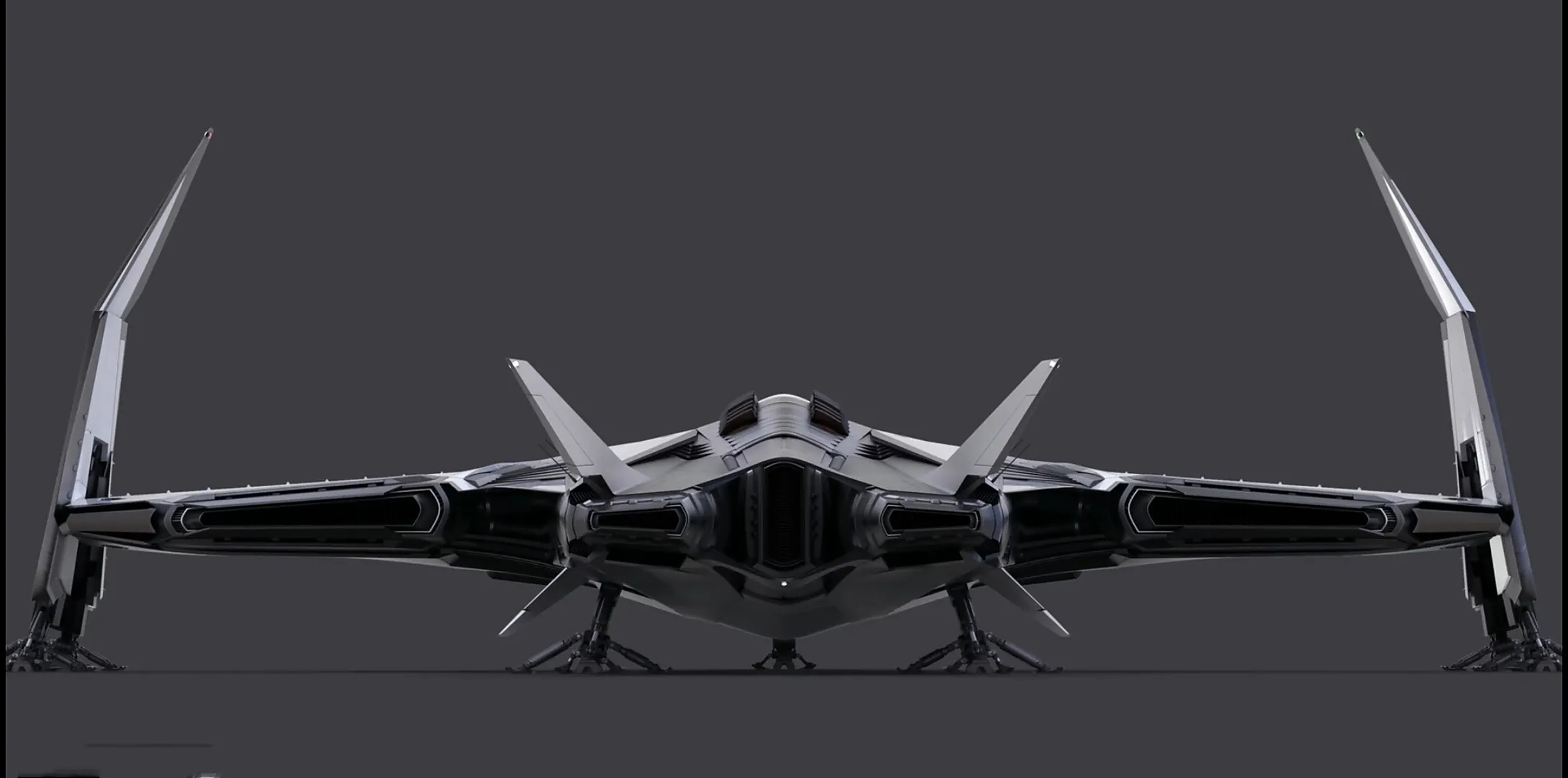 建模欣赏:一组科幻飞行器建模作品,展现了风格独特的飞船载具.