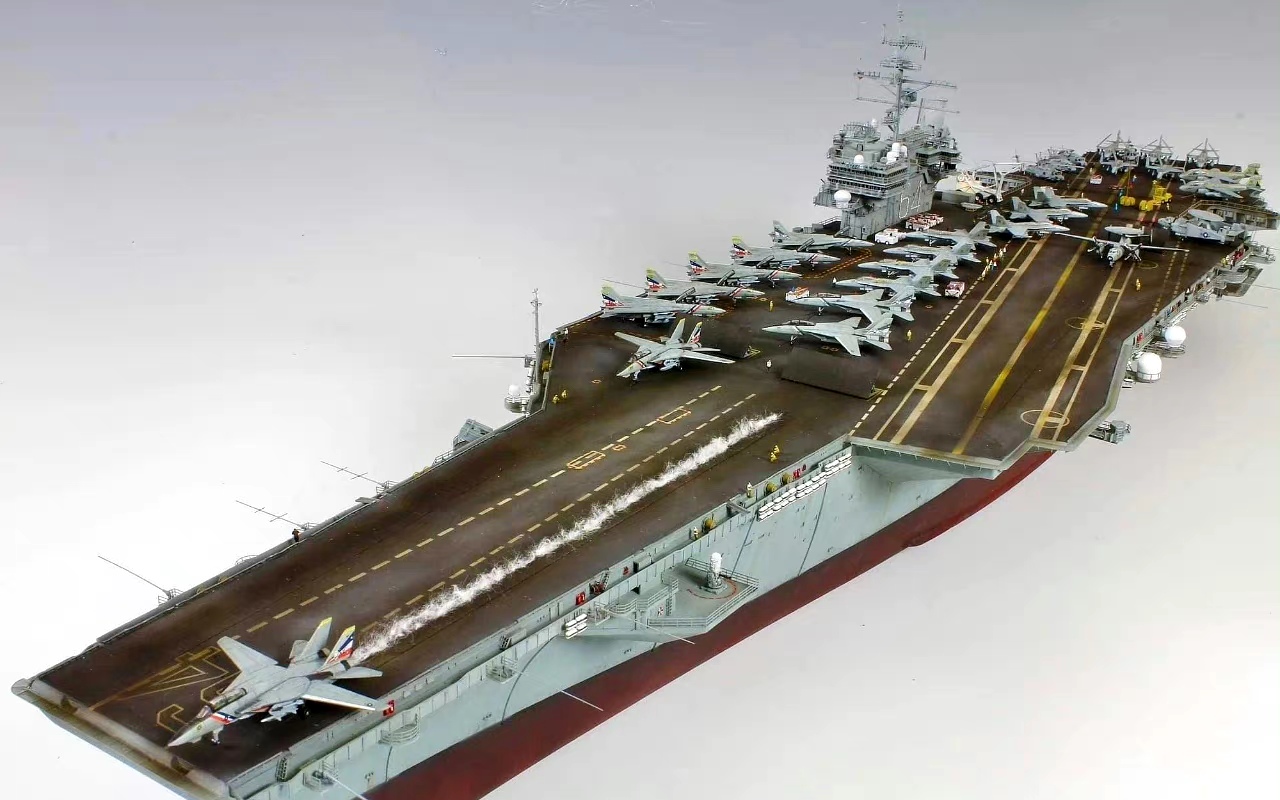 军模欣赏:1/350 美国海军 星座号航空母舰