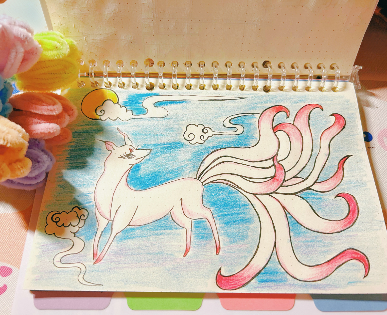 九尾狐的形象,最早出自《山海经》.