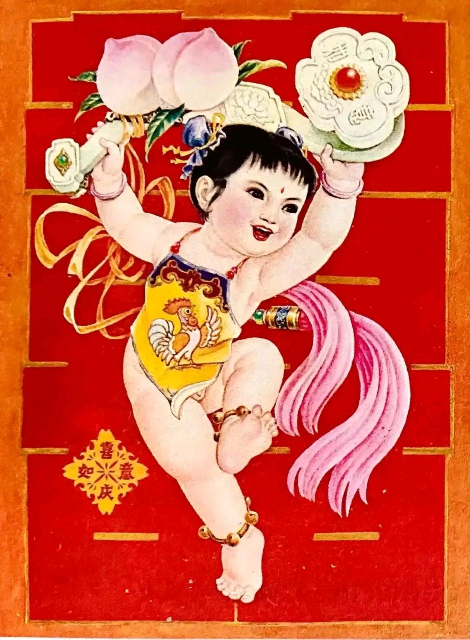 胖娃娃年画,基本上市面上看不到了,很可惜啊,多喜庆多好看