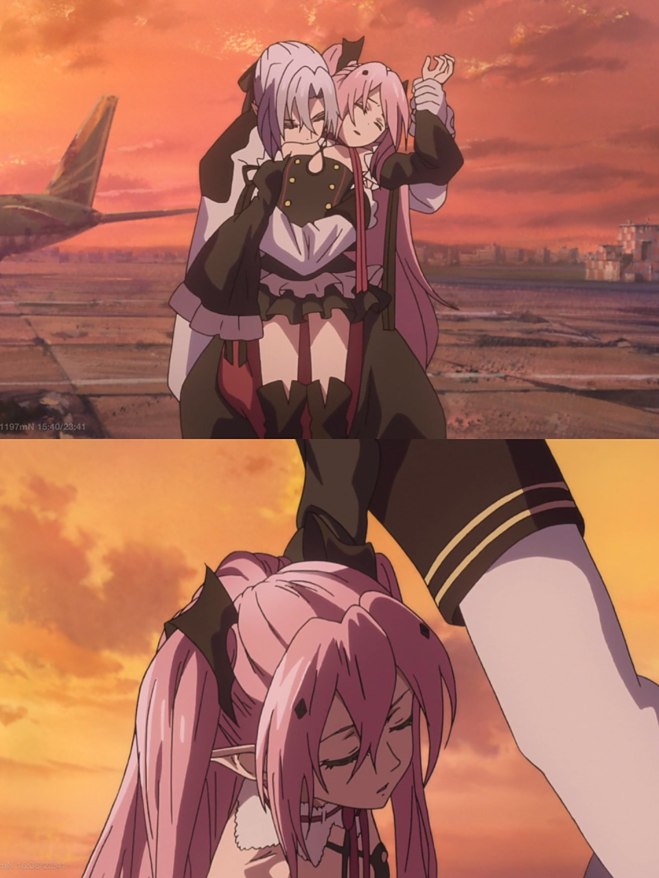 终结的炽天使,费娘居然对克鲁鲁做这种事.