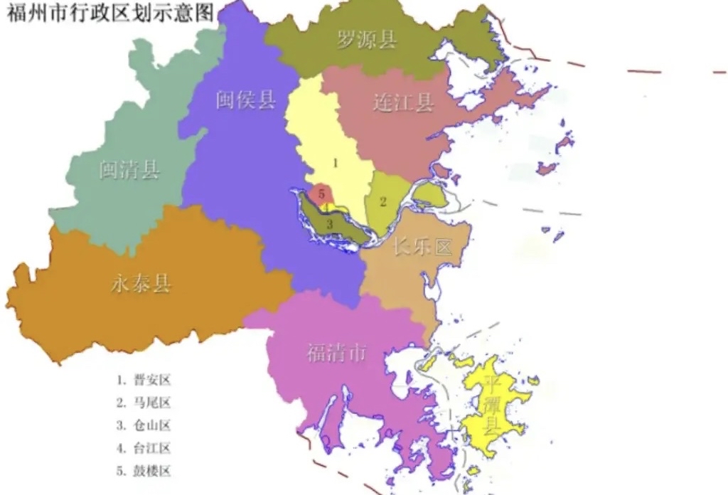 福州行政区划调整设想