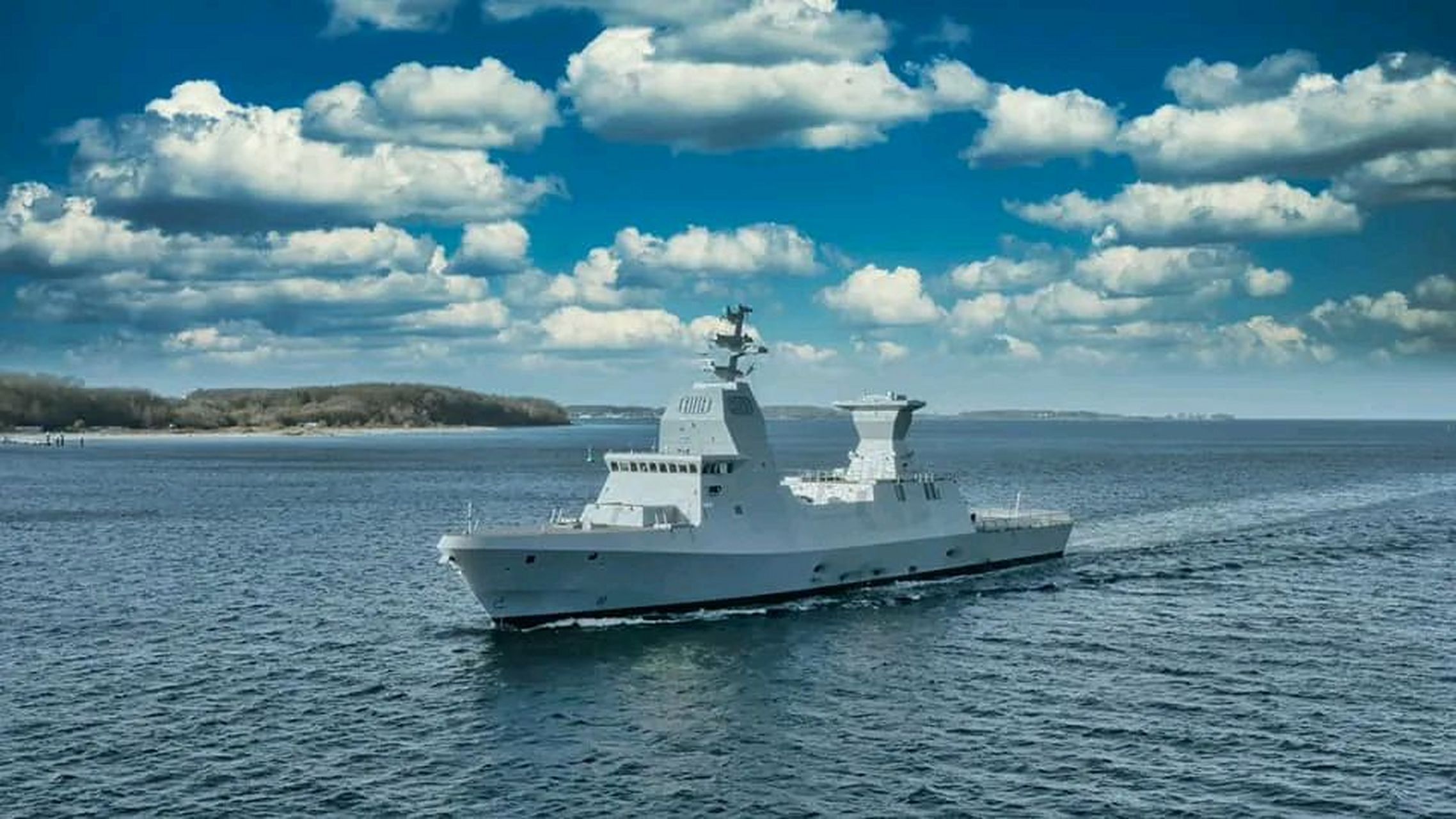 舰船欣赏:以色列萨尔6型轻型护卫舰,在那个地区算是不错的船了.