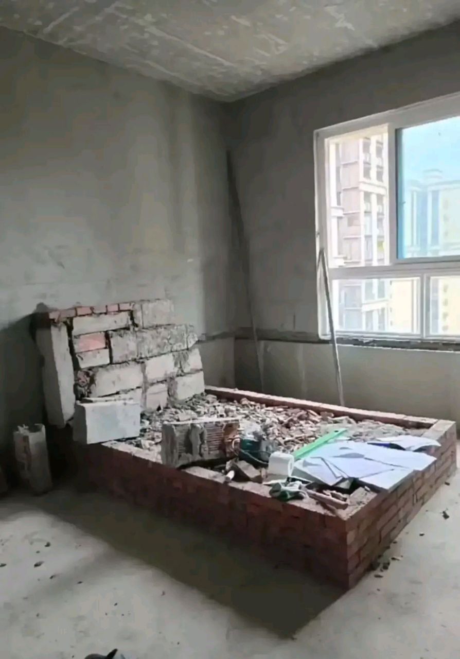 万万没想到,还有砖砌的床