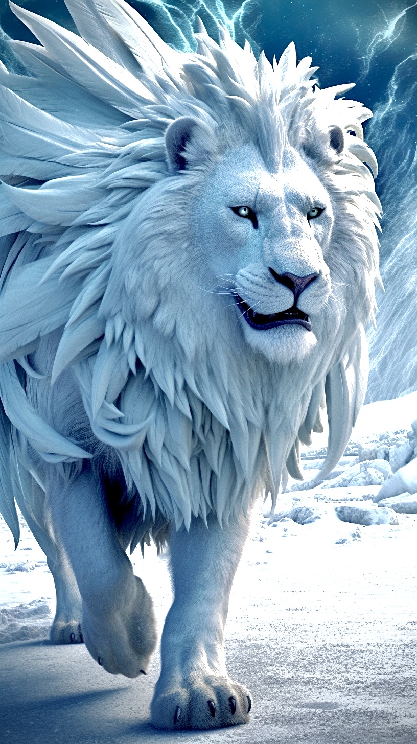 苍雪之牙雪狮图片
