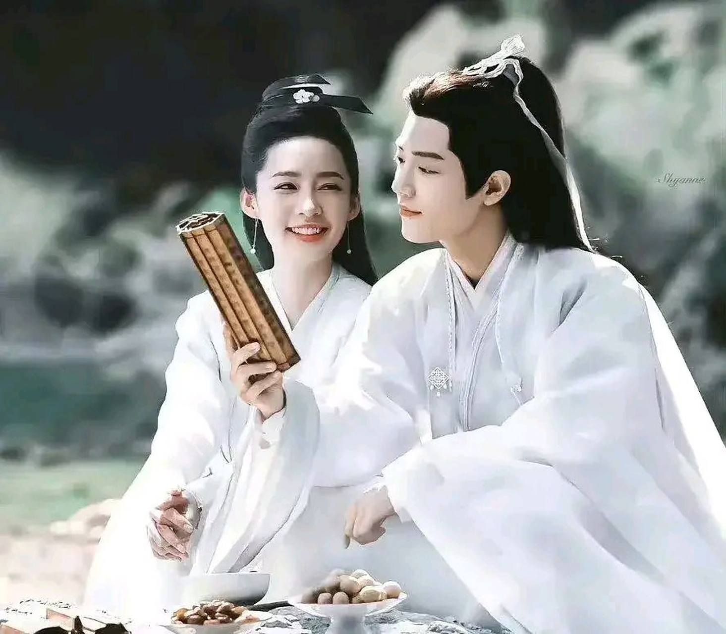 肖战和李沁同样是清冷的气质,看上去很养眼.