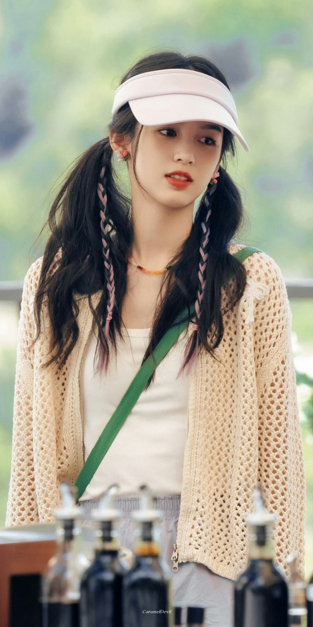 周也漂亮双马尾