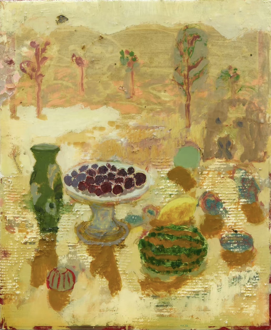 维亚尔油画静物作品选