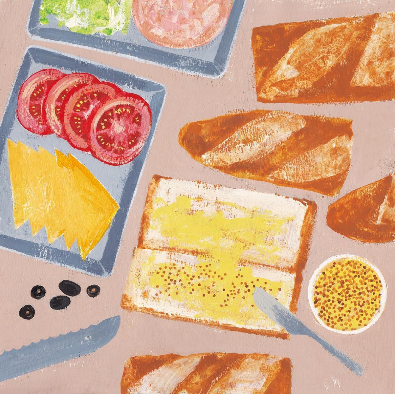 yuki sato (佐藤 由貴) 的面包插画 676767 #绘画欣赏