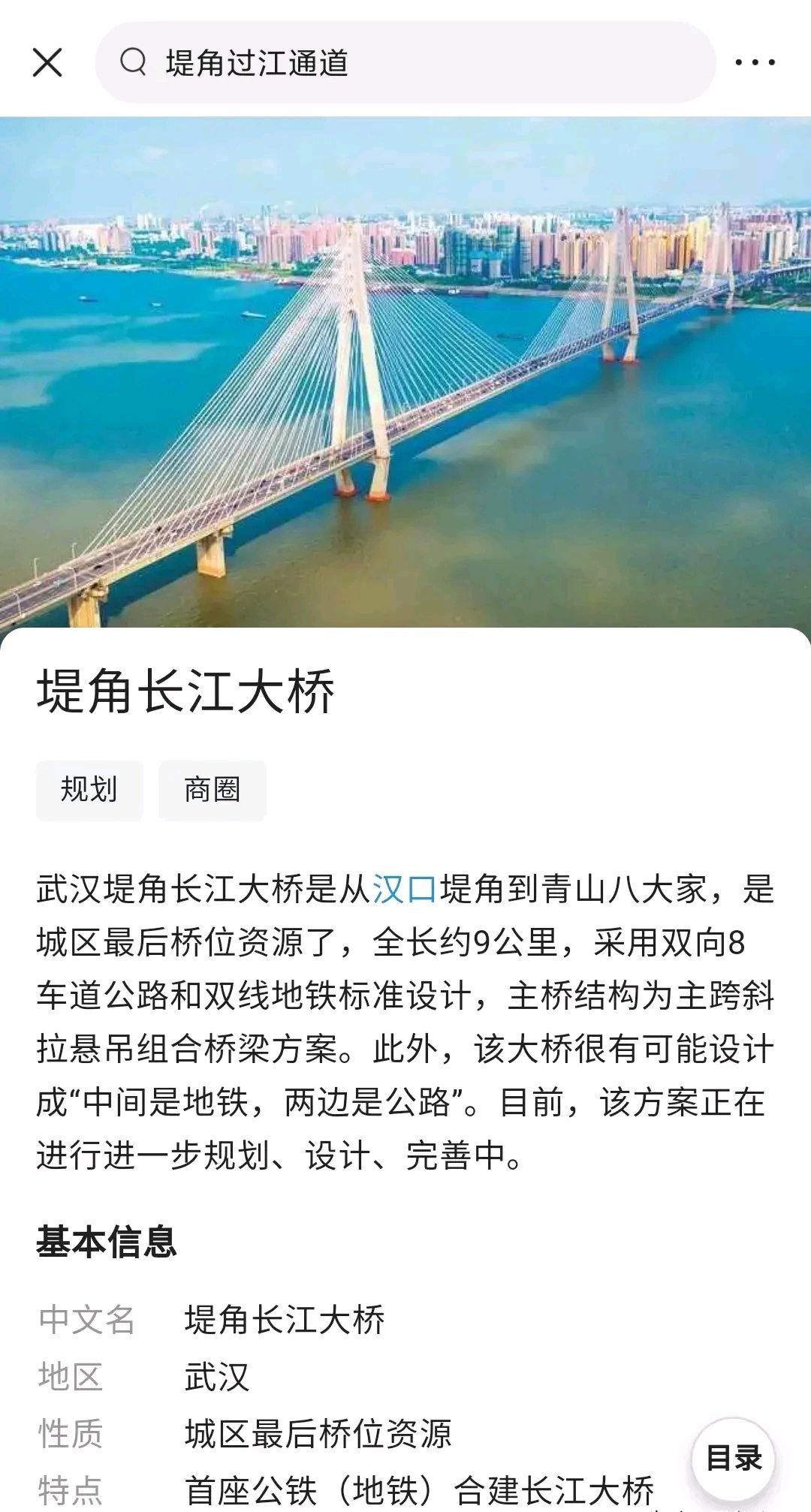 堤角长江大桥具体位置图片