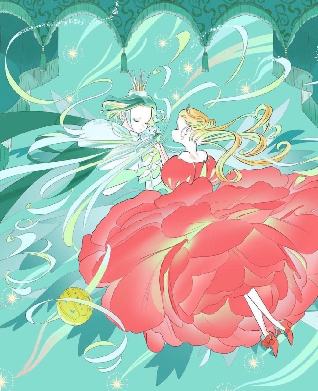 插画师 mu_mashu的花仙子系列 676767 #绘画欣赏