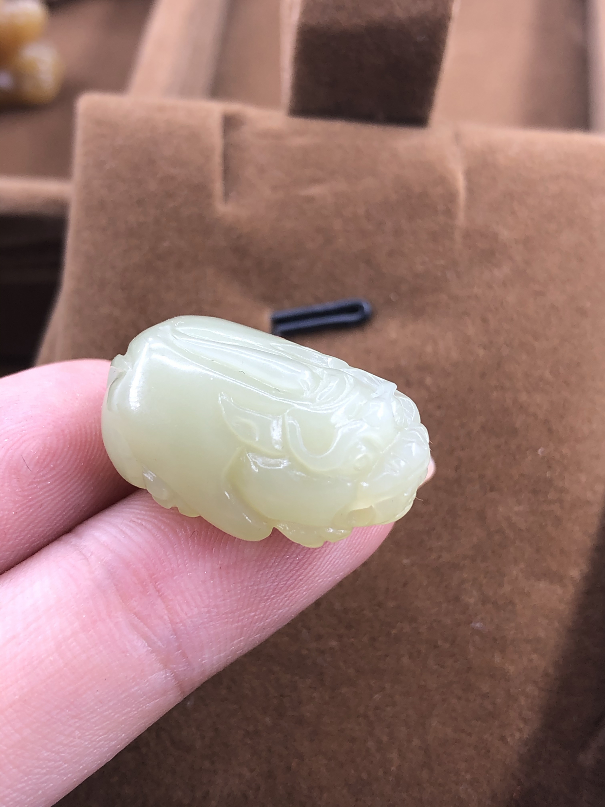 新疆和田玉黄口料貔貅庆中秋迎国庆