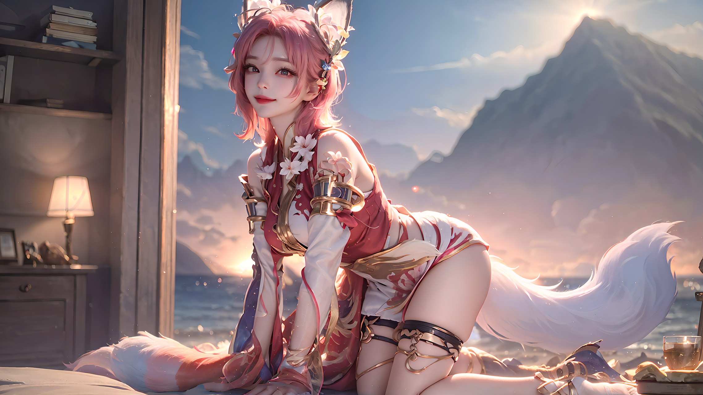 妲己陪你玩![滑稽][爱你]#王者荣耀# #王者荣耀妲己# #cos