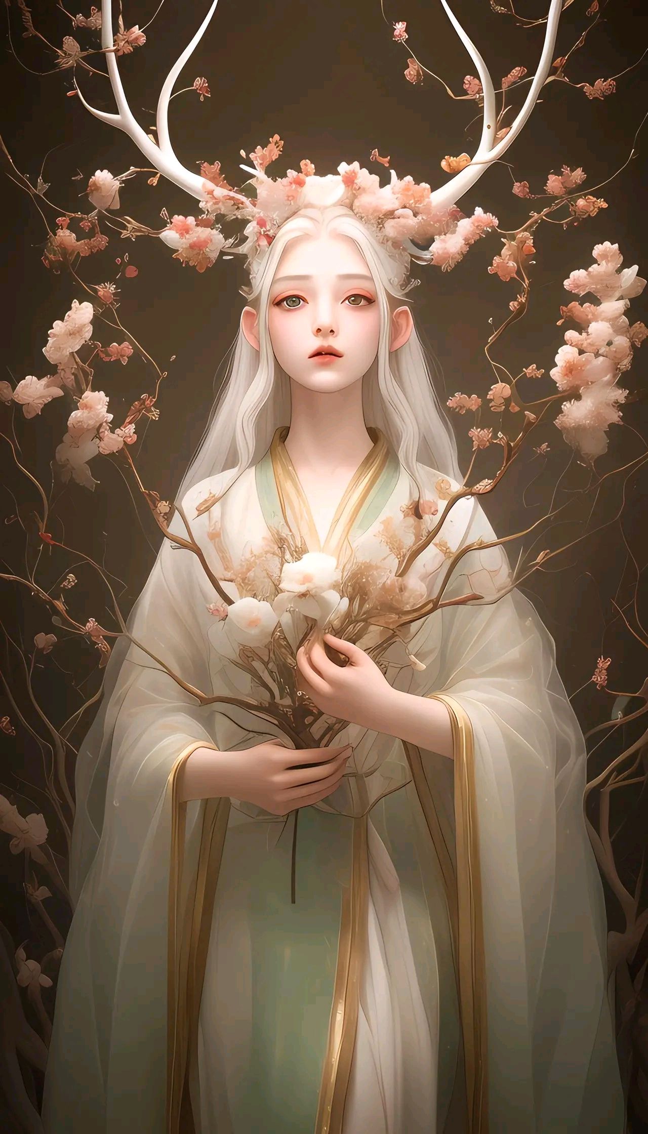 头像壁纸‖鹿角女孩