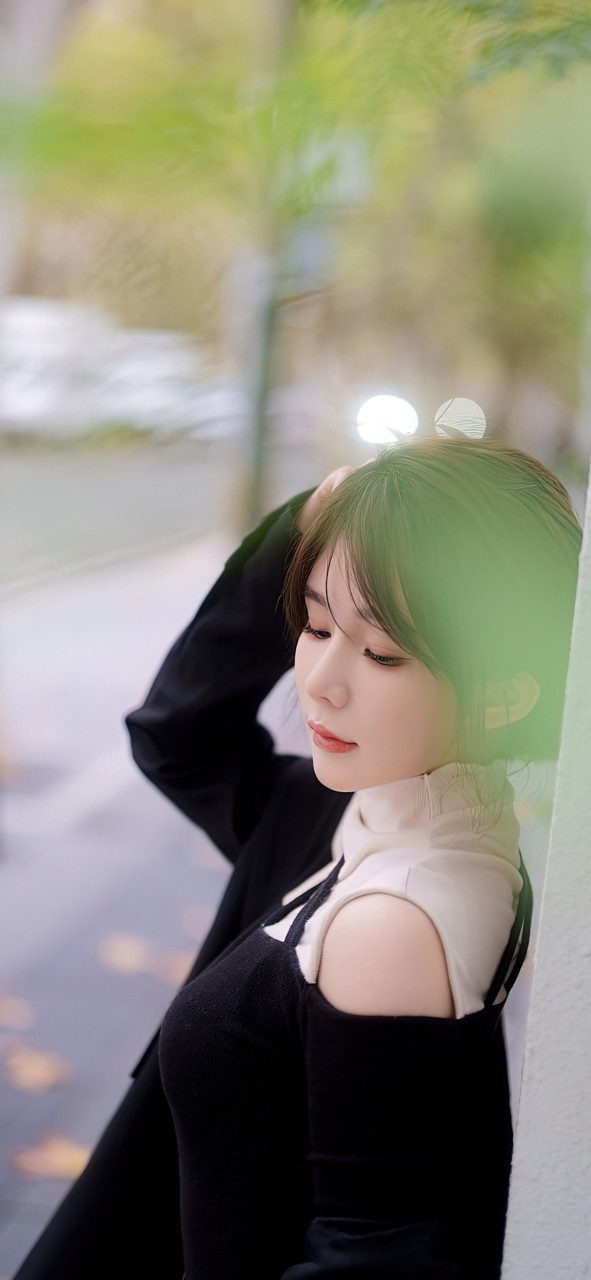 落落大方,楚楚动人!#清纯美女# #壁纸