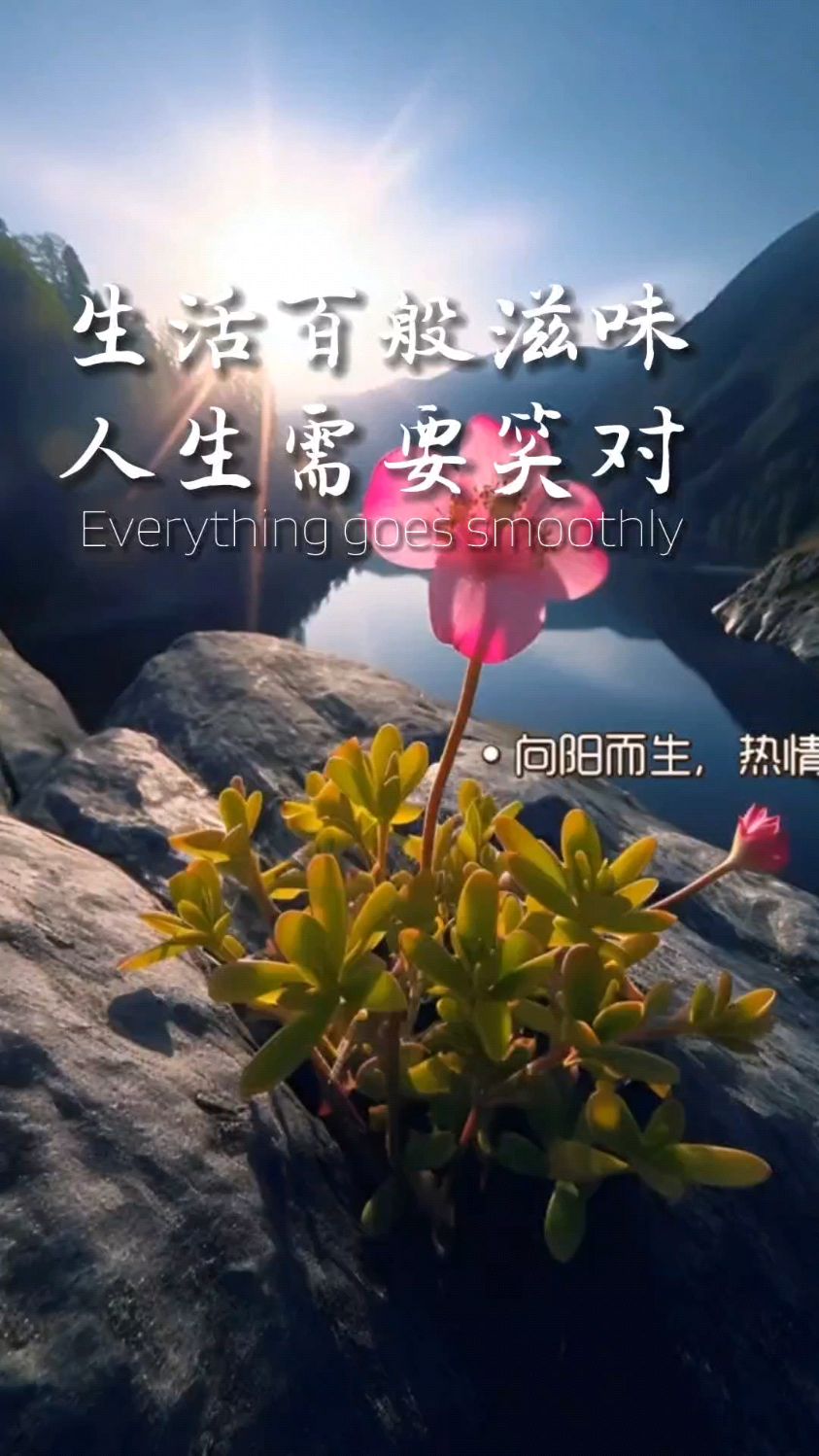 生活百般滋味 人生需要笑对