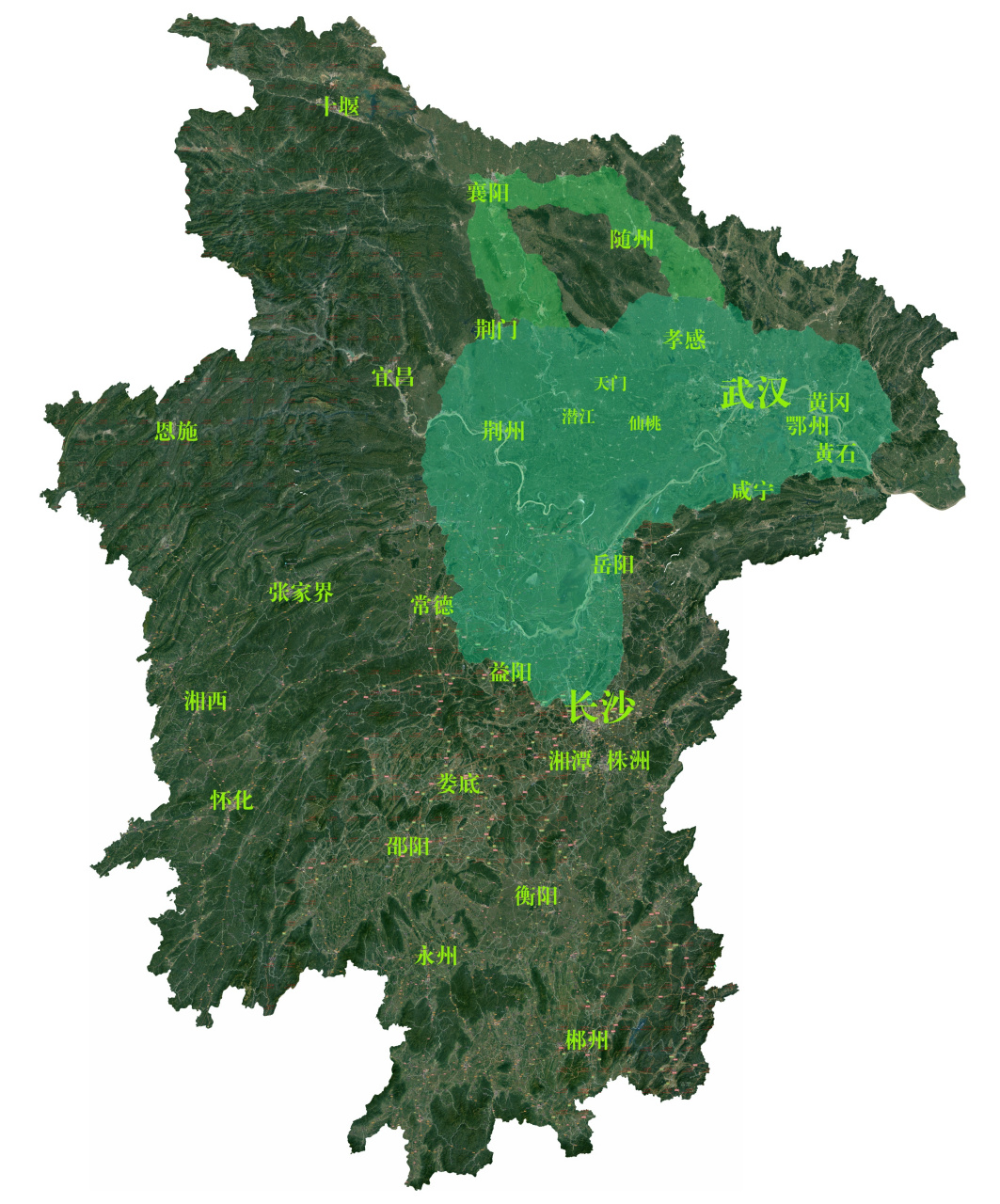 湖南和湖北中间的盆地是上古时期的云梦大泽,一个巨大的湖泊,随着常年