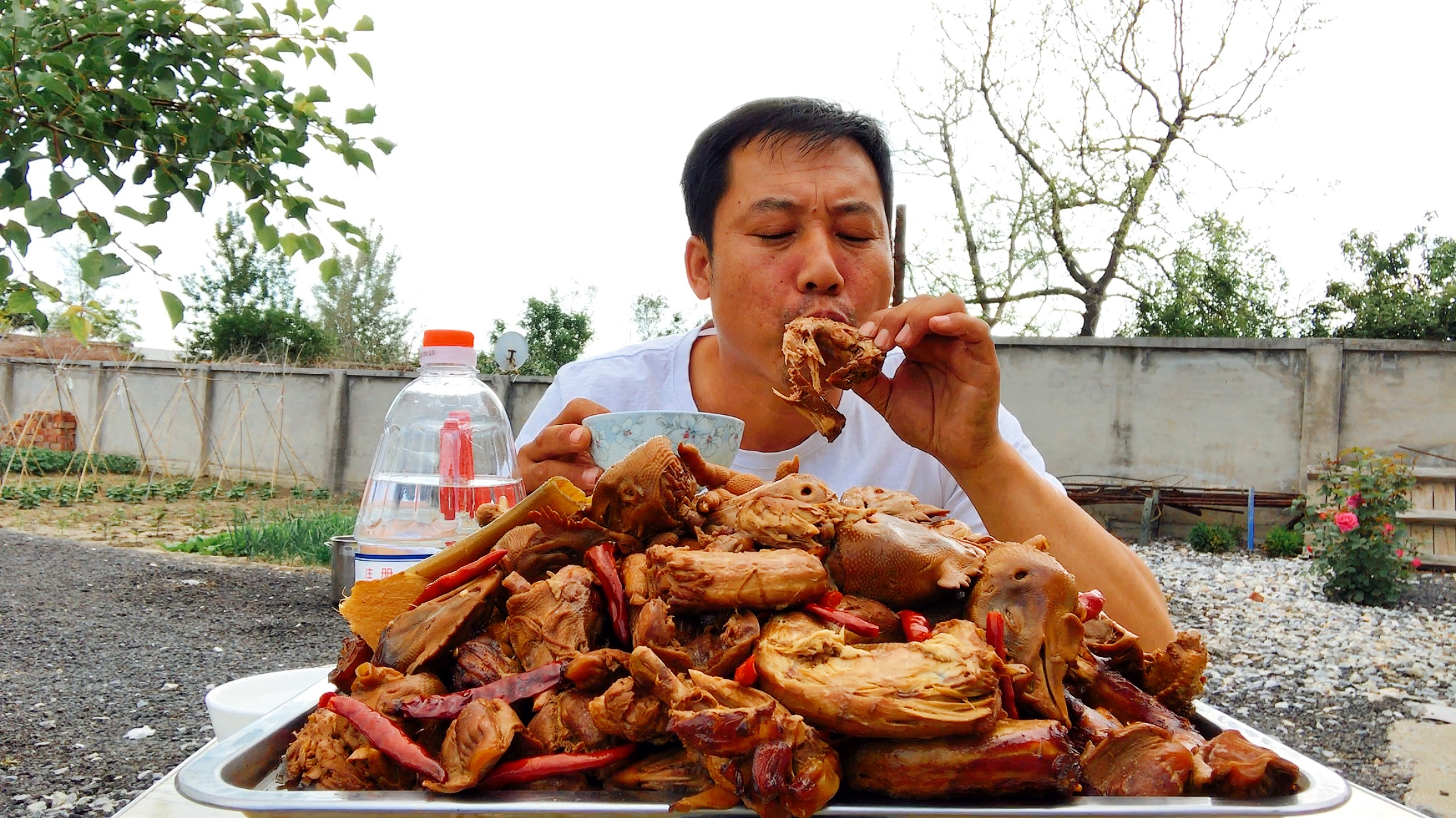 鸡头、鸡脖、鸡翅、鸡爪、鸡胗凑足5样,做绝味辣鸡货,吃的过瘾